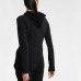 Women Classic Zipper Custom Hooded Black Tracksuit